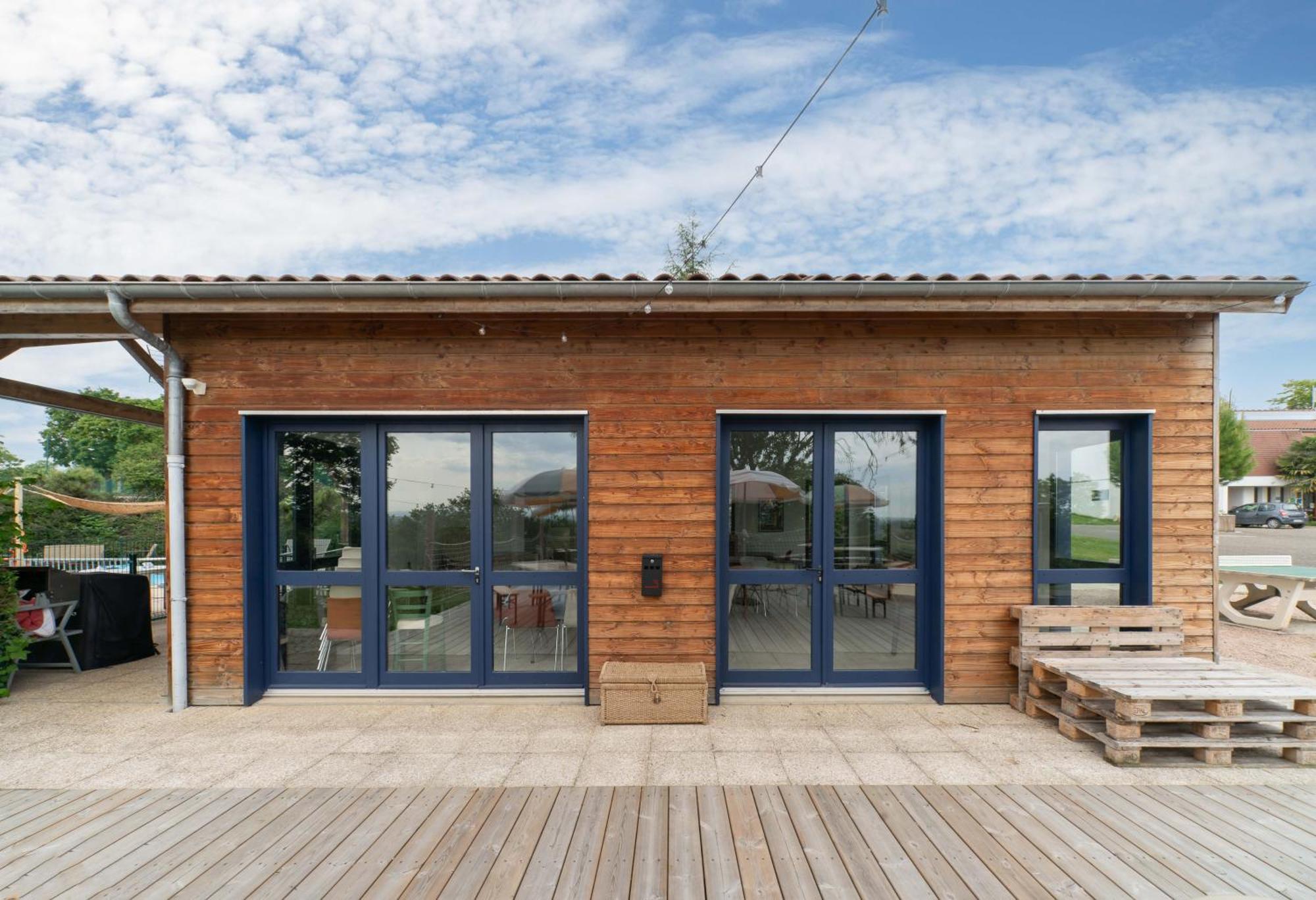 Camping Le Mont Libre - Cottage & Espace Nature - แกนนาต์ ภายนอก รูปภาพ